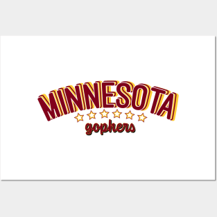 Minnesota Gophers Stars Posters and Art